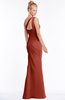 ColsBM Michelle Rust Simple A-line Sleeveless Chiffon Floor Length Bridesmaid Dresses