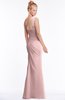 ColsBM Michelle Silver Pink Simple A-line Sleeveless Chiffon Floor Length Bridesmaid Dresses