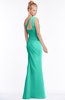 ColsBM Michelle Viridian Green Simple A-line Sleeveless Chiffon Floor Length Bridesmaid Dresses