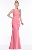 ColsBM Michelle Watermelon Simple A-line Sleeveless Chiffon Floor Length Bridesmaid Dresses