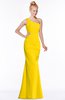 ColsBM Michelle Yellow Simple A-line Sleeveless Chiffon Floor Length Bridesmaid Dresses