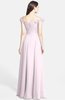 ColsBM Carolina Blush Gorgeous Fit-n-Flare Off-the-Shoulder Sleeveless Zip up Chiffon Bridesmaid Dresses