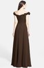 ColsBM Carolina Copper Gorgeous Fit-n-Flare Off-the-Shoulder Sleeveless Zip up Chiffon Bridesmaid Dresses