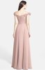ColsBM Carolina Dusty Rose Gorgeous Fit-n-Flare Off-the-Shoulder Sleeveless Zip up Chiffon Bridesmaid Dresses