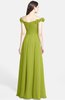 ColsBM Carolina Green Oasis Gorgeous Fit-n-Flare Off-the-Shoulder Sleeveless Zip up Chiffon Bridesmaid Dresses