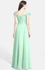 ColsBM Carolina Honeydew Gorgeous Fit-n-Flare Off-the-Shoulder Sleeveless Zip up Chiffon Bridesmaid Dresses