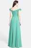 ColsBM Carolina Mint Green Gorgeous Fit-n-Flare Off-the-Shoulder Sleeveless Zip up Chiffon Bridesmaid Dresses