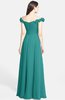 ColsBM Carolina Porcelain Gorgeous Fit-n-Flare Off-the-Shoulder Sleeveless Zip up Chiffon Bridesmaid Dresses