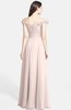 ColsBM Carolina Silver Peony Gorgeous Fit-n-Flare Off-the-Shoulder Sleeveless Zip up Chiffon Bridesmaid Dresses