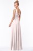 ColsBM Reyna Light Pink Mature Sleeveless Chiffon Floor Length Ruching Bridesmaid Dresses