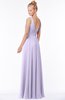 ColsBM Reyna Light Purple Mature Sleeveless Chiffon Floor Length Ruching Bridesmaid Dresses