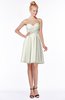 ColsBM Bridget Ivory Casual Sleeveless Zip up Chiffon Mini Bridesmaid Dresses