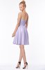 ColsBM Bridget Light Purple Casual Sleeveless Zip up Chiffon Mini Bridesmaid Dresses