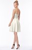 ColsBM Bridget Whisper White Casual Sleeveless Zip up Chiffon Mini Bridesmaid Dresses