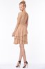 ColsBM Karsyn Almost Apricot Classic A-line Sweetheart Sleeveless Chiffon Knee Length Bridesmaid Dresses
