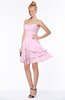 ColsBM Karsyn Baby Pink Classic A-line Sweetheart Sleeveless Chiffon Knee Length Bridesmaid Dresses