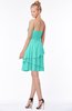 ColsBM Karsyn Blue Turquoise Classic A-line Sweetheart Sleeveless Chiffon Knee Length Bridesmaid Dresses