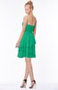 ColsBM Karsyn Pepper Green Classic A-line Sweetheart Sleeveless Chiffon Knee Length Bridesmaid Dresses