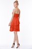 ColsBM Karsyn Persimmon Classic A-line Sweetheart Sleeveless Chiffon Knee Length Bridesmaid Dresses