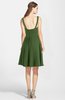 ColsBM Ariadne Garden Green Gorgeous A-line Sleeveless Zip up Chiffon Knee Length Bridesmaid Dresses