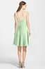 ColsBM Ariadne Light Green Gorgeous A-line Sleeveless Zip up Chiffon Knee Length Bridesmaid Dresses