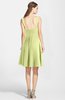 ColsBM Ariadne Lime Green Gorgeous A-line Sleeveless Zip up Chiffon Knee Length Bridesmaid Dresses