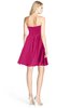 ColsBM Rhea Beetroot Purple Glamorous A-line Sweetheart Zip up Chiffon Mini Bridesmaid Dresses