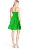 ColsBM Rhea Classic Green Glamorous A-line Sweetheart Zip up Chiffon Mini Bridesmaid Dresses