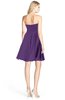 ColsBM Rhea Dark Purple Glamorous A-line Sweetheart Zip up Chiffon Mini Bridesmaid Dresses
