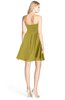 ColsBM Rhea Golden Olive Glamorous A-line Sweetheart Zip up Chiffon Mini Bridesmaid Dresses