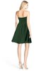 ColsBM Rhea Hunter Green Glamorous A-line Sweetheart Zip up Chiffon Mini Bridesmaid Dresses