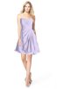 ColsBM Rhea Light Purple Glamorous A-line Sweetheart Zip up Chiffon Mini Bridesmaid Dresses