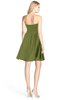 ColsBM Rhea Olive Green Glamorous A-line Sweetheart Zip up Chiffon Mini Bridesmaid Dresses