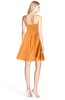 ColsBM Rhea Orange Glamorous A-line Sweetheart Zip up Chiffon Mini Bridesmaid Dresses