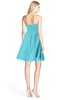 ColsBM Rhea Turquoise Glamorous A-line Sweetheart Zip up Chiffon Mini Bridesmaid Dresses