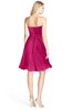 ColsBM Lindy Beetroot Purple Modest A-line Sweetheart Sleeveless Zip up Chiffon Bridesmaid Dresses