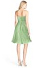 ColsBM Lindy Sage Green Modest A-line Sweetheart Sleeveless Zip up Chiffon Bridesmaid Dresses
