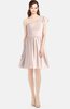 ColsBM Lynn Silver Peony Modest A-line One Shoulder Short Sleeve Chiffon Ruching Bridesmaid Dresses