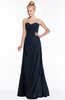 ColsBM Juniper Navy Blue Modest A-line Sweetheart Sleeveless Ruching Bridesmaid Dresses