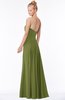 ColsBM Juniper Olive Green Modest A-line Sweetheart Sleeveless Ruching Bridesmaid Dresses