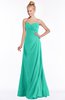 ColsBM Juniper Viridian Green Modest A-line Sweetheart Sleeveless Ruching Bridesmaid Dresses