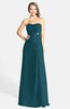 ColsBM Adley Blue Green Glamorous A-line Sweetheart Chiffon Floor Length Ruching Bridesmaid Dresses