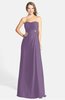 ColsBM Adley Chinese Violet Glamorous A-line Sweetheart Chiffon Floor Length Ruching Bridesmaid Dresses