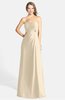 ColsBM Adley Novelle Peach Glamorous A-line Sweetheart Chiffon Floor Length Ruching Bridesmaid Dresses