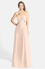 ColsBM Adley Peach Puree Glamorous A-line Sweetheart Chiffon Floor Length Ruching Bridesmaid Dresses