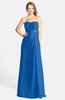ColsBM Adley Royal Blue Glamorous A-line Sweetheart Chiffon Floor Length Ruching Bridesmaid Dresses