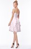 ColsBM Carmen Blush Princess Fit-n-Flare Zip up Chiffon Ruching Bridesmaid Dresses