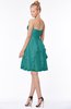 ColsBM Carmen Emerald Green Princess Fit-n-Flare Zip up Chiffon Ruching Bridesmaid Dresses