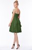 ColsBM Carmen Garden Green Princess Fit-n-Flare Zip up Chiffon Ruching Bridesmaid Dresses