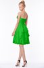 ColsBM Carmen Jasmine Green Princess Fit-n-Flare Zip up Chiffon Ruching Bridesmaid Dresses